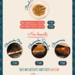 Menu L’entrecôte in your baguette Casablanca August 2023 142217-489200